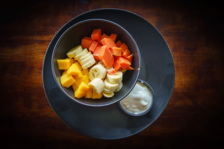 Fruit and yogurt bowl